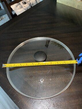 Glass Lid for Frying Pan Lid with Handle, 12"/30cm, Clear